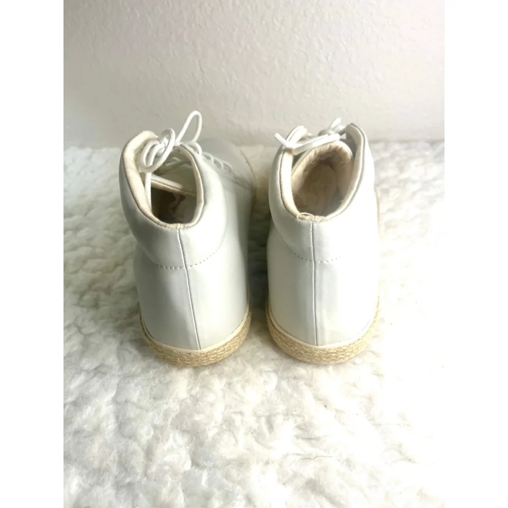 Generic Surplus Wharf white leather chukka-style shoes men size 9.5